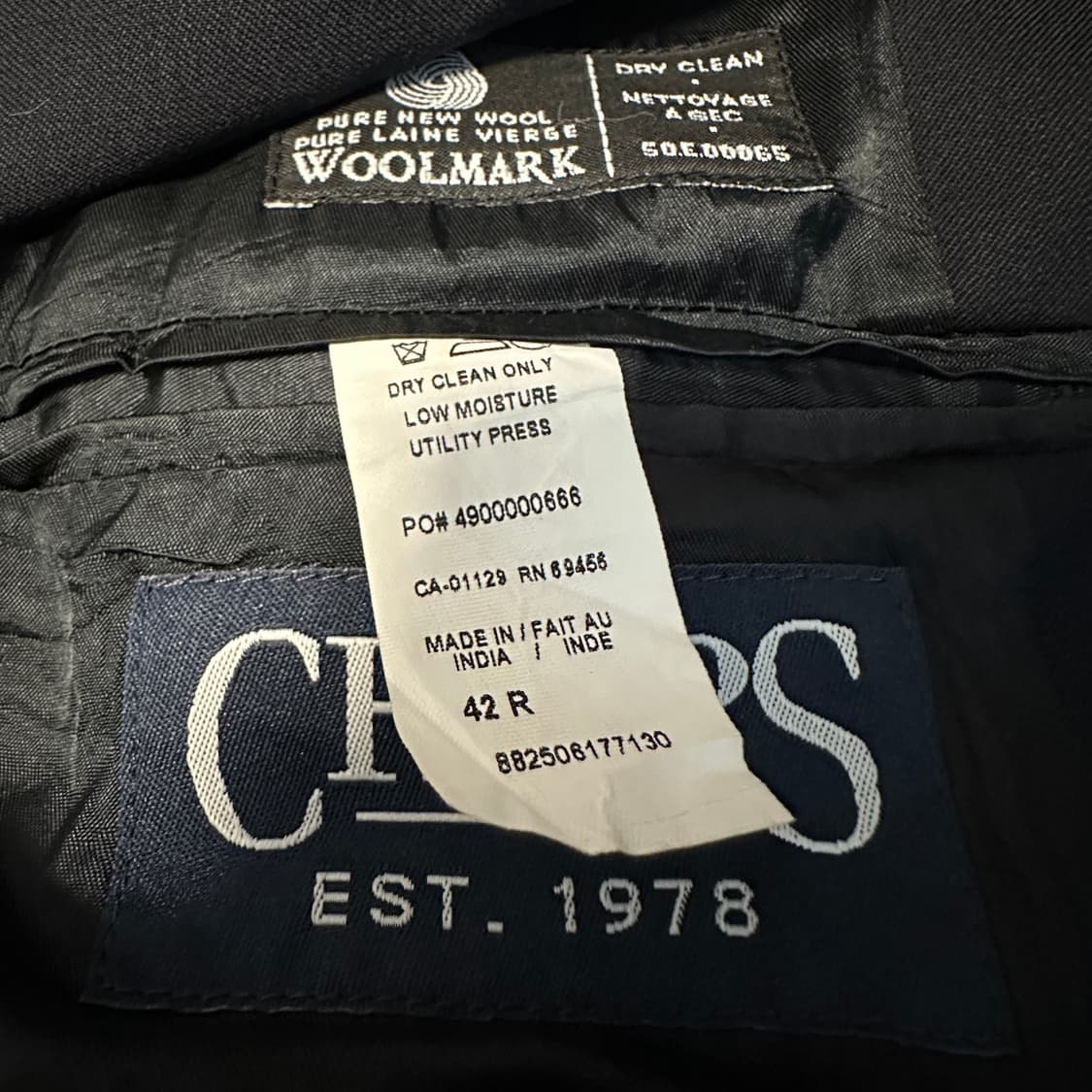 CHAPS RALPH LAUREN gold button blazer 상품이미지4