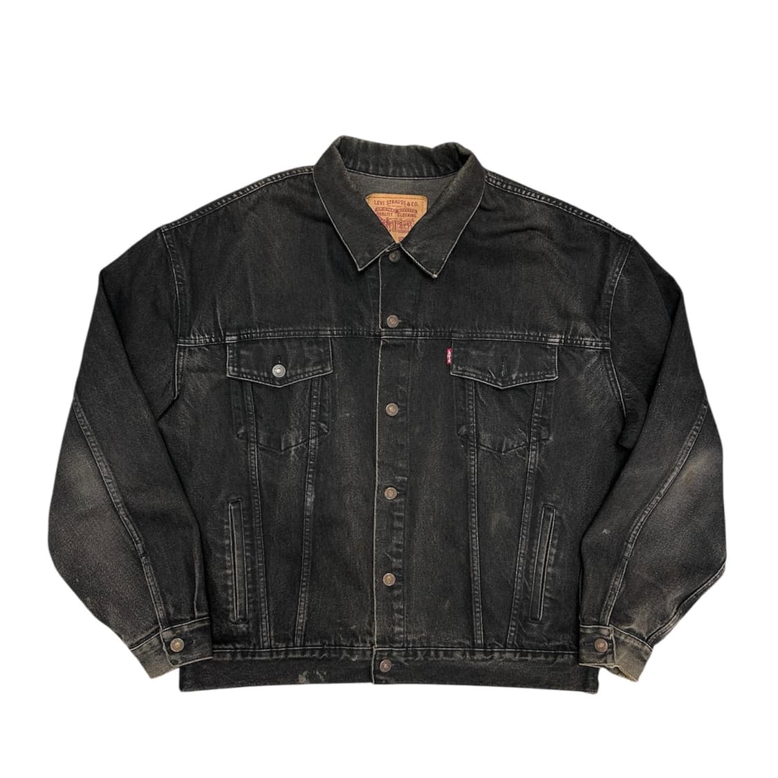 리바이스 90s 70748 빈티지 워시드 흑청자켓(105) 상품이미지1