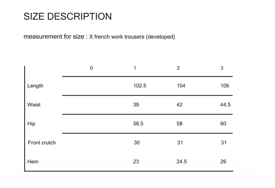 강정석 x french work trouser 상품이미지4