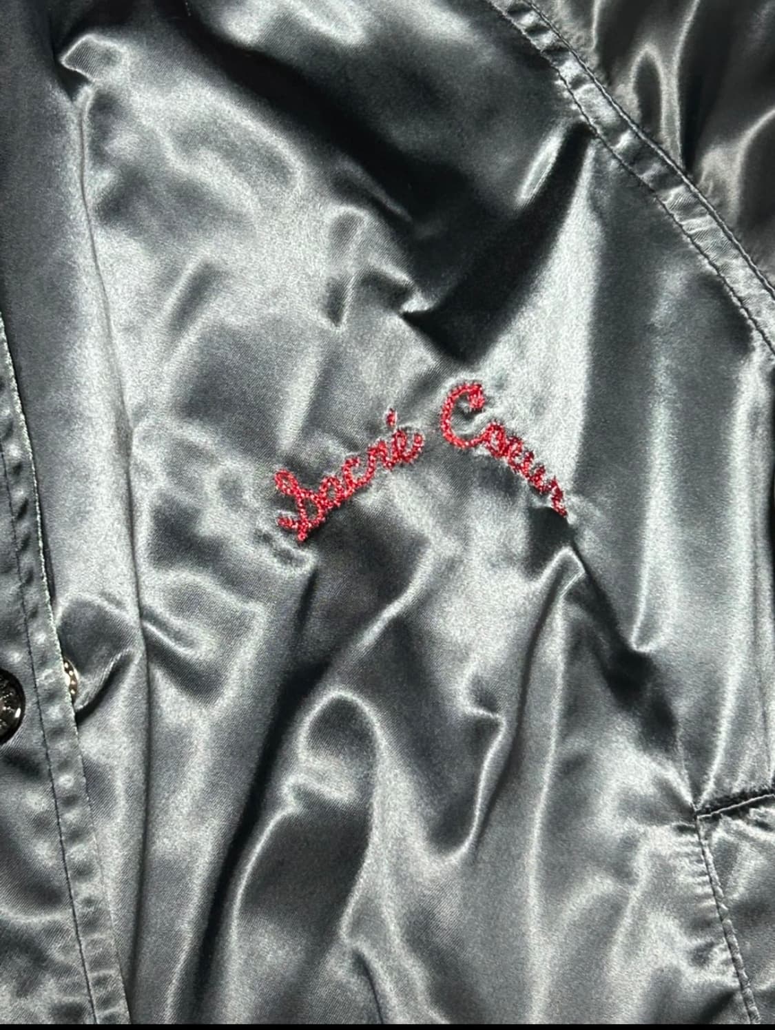 메종키츠네 네이비 새틴 스카잔 (여성) 스몰 상품이미지2