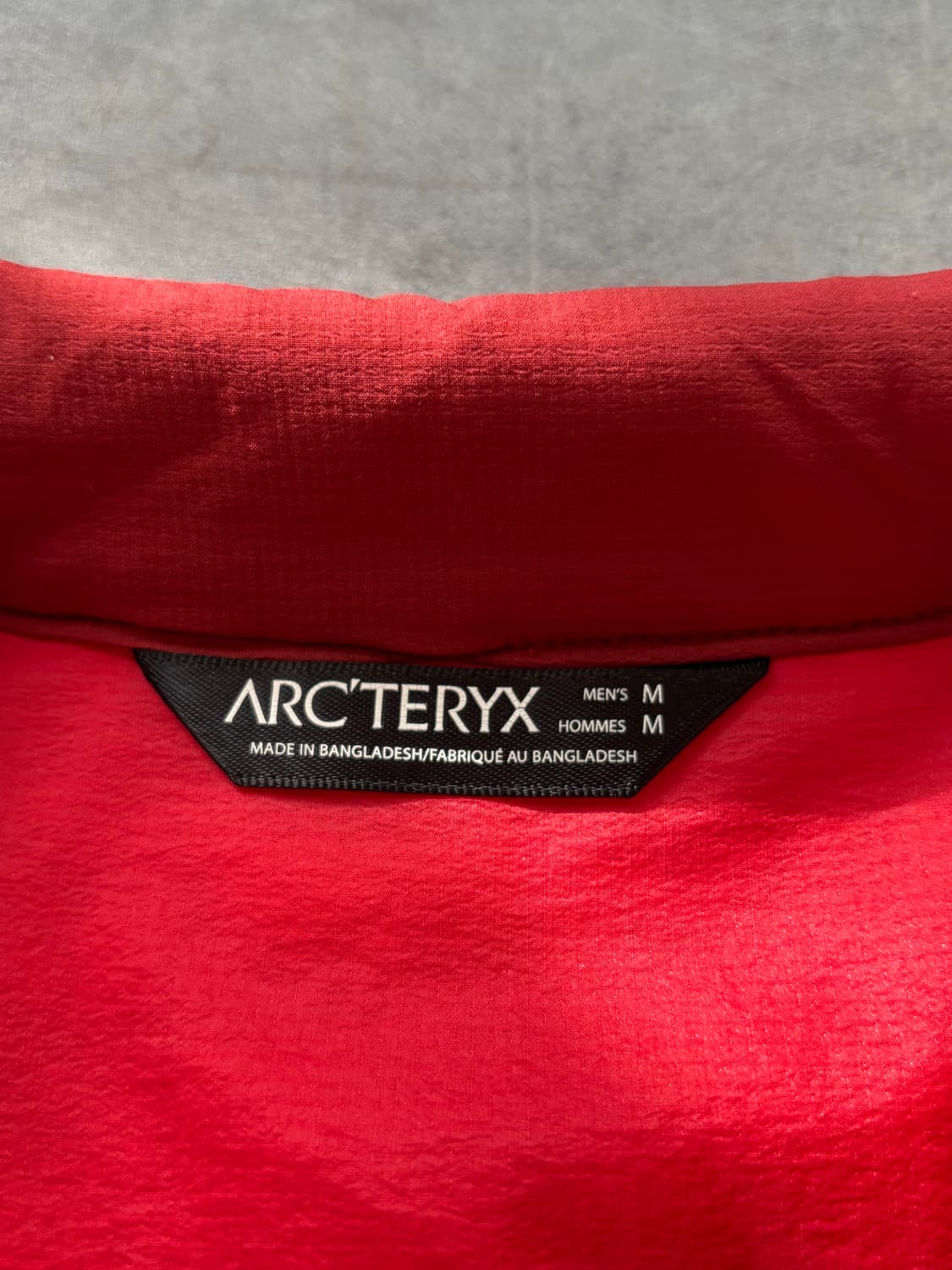 Arc'teryx 아크테릭스 아톰 LT 자켓 레드 상품이미지5