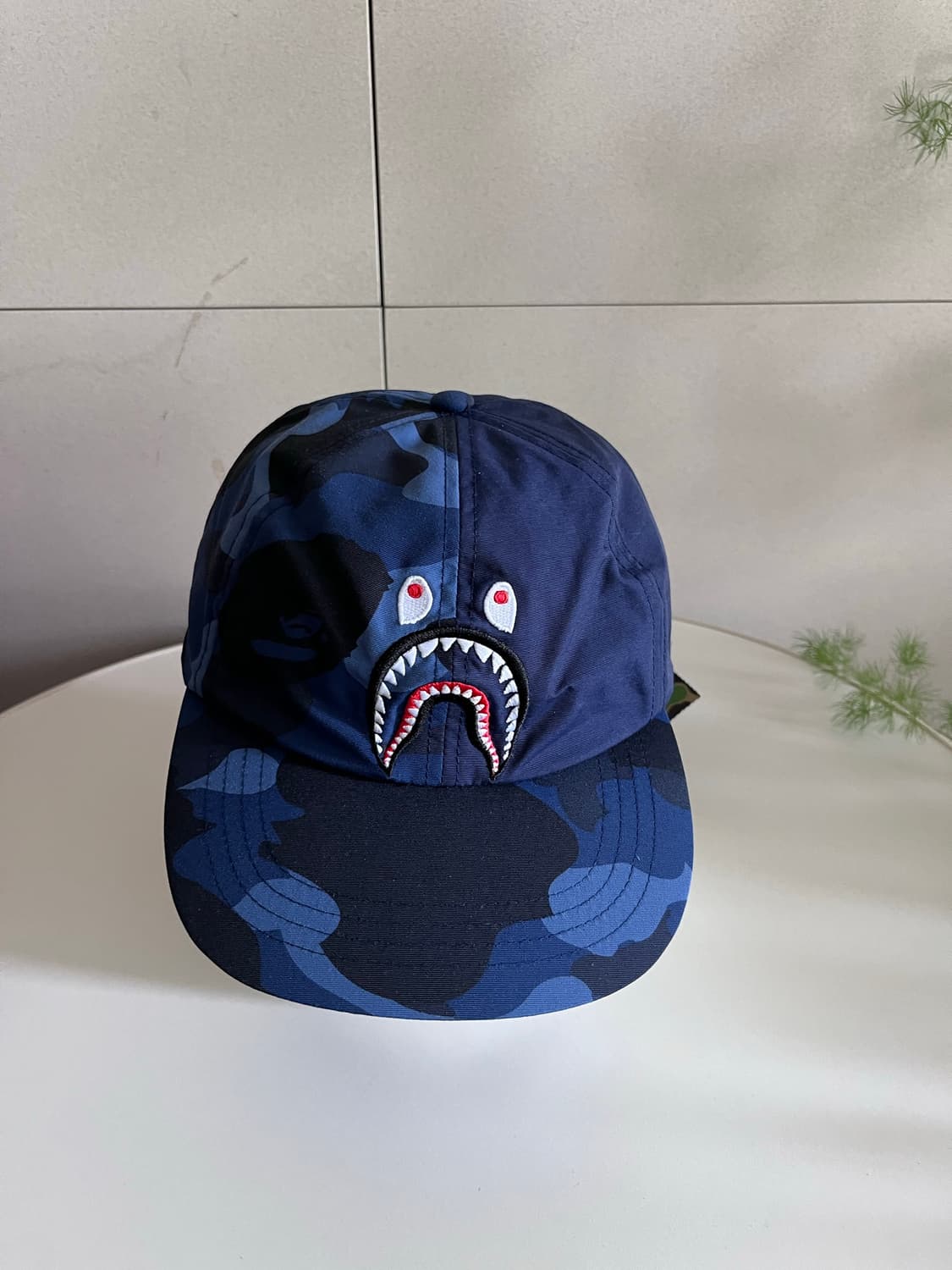 18 FW 베이프 BAPE 청계 네이비 카모 볼캡 상품이미지2