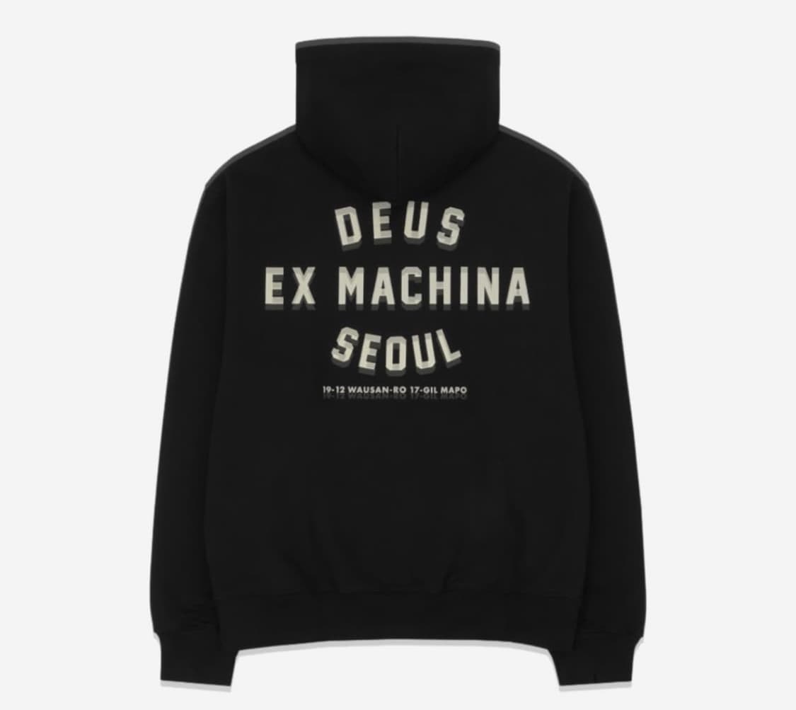 데우스 후드집업 XL 블랙 상품이미지1