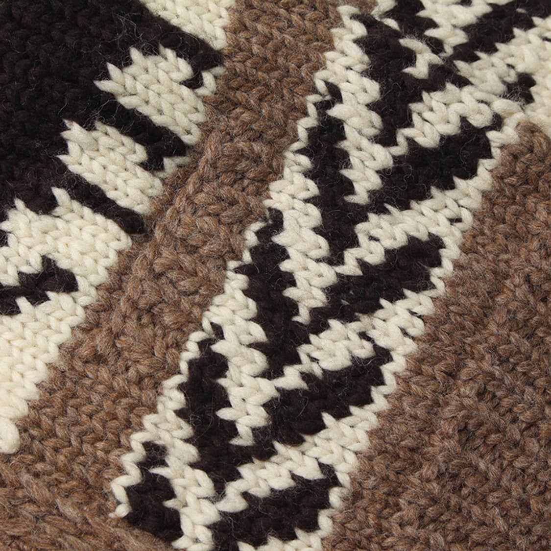  KANATA "Brown Knit Zip-up" 상품이미지4