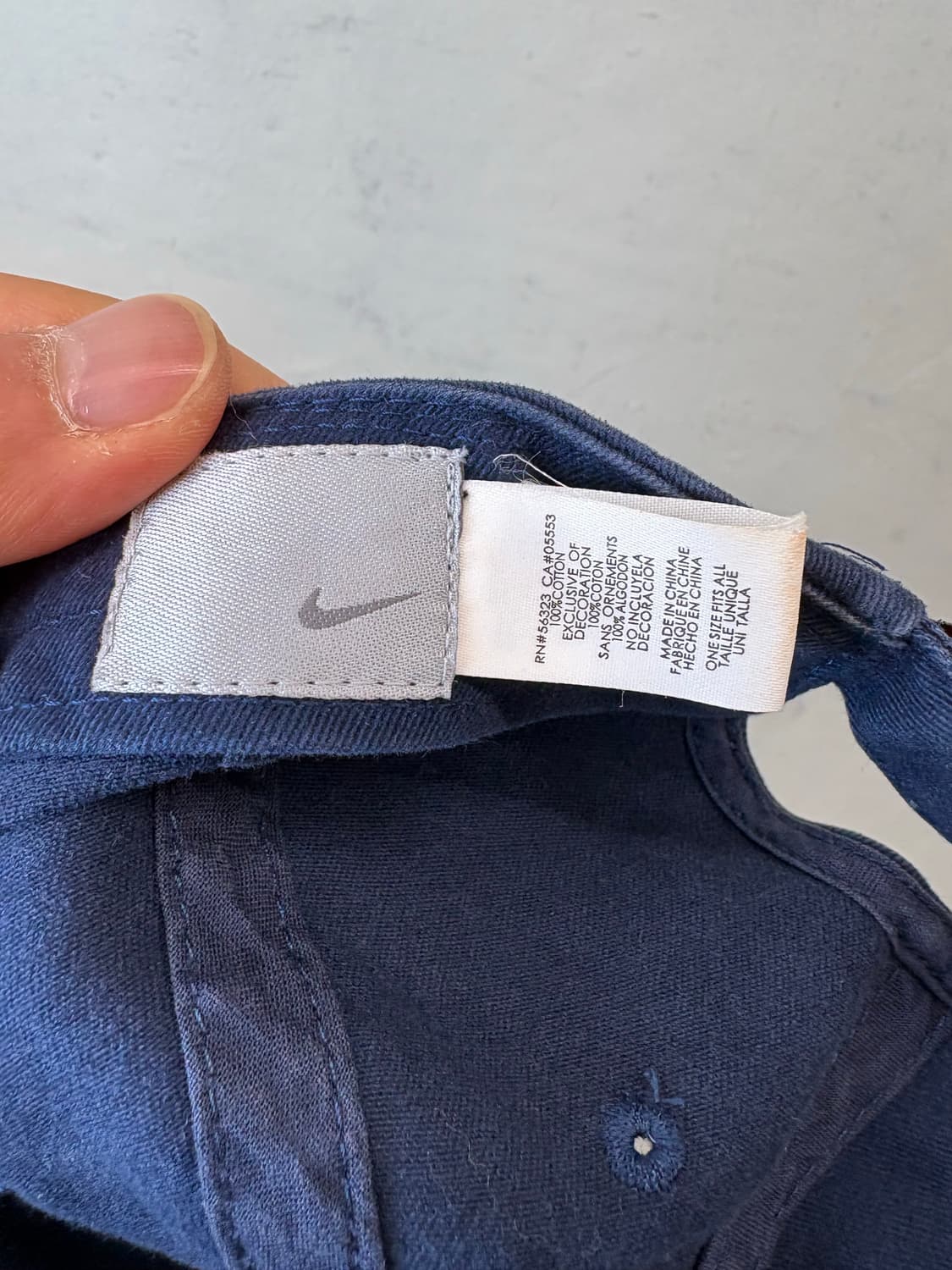 나이키 00s 빈티지 스우시 볼캡 네이비 상품이미지6