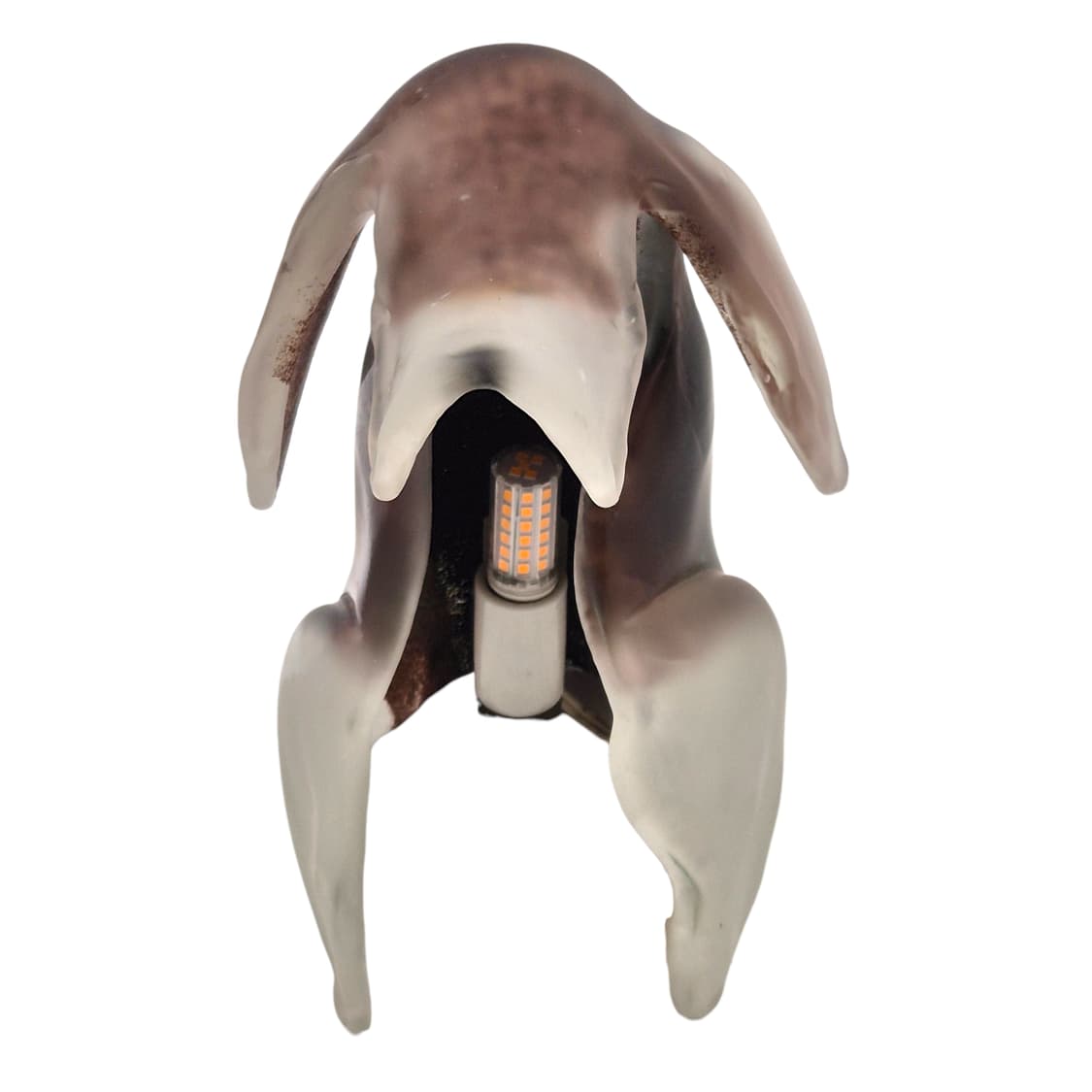 70s 이와타 샌드블라스트 불투명 대형 강아지 램프 상품이미지5