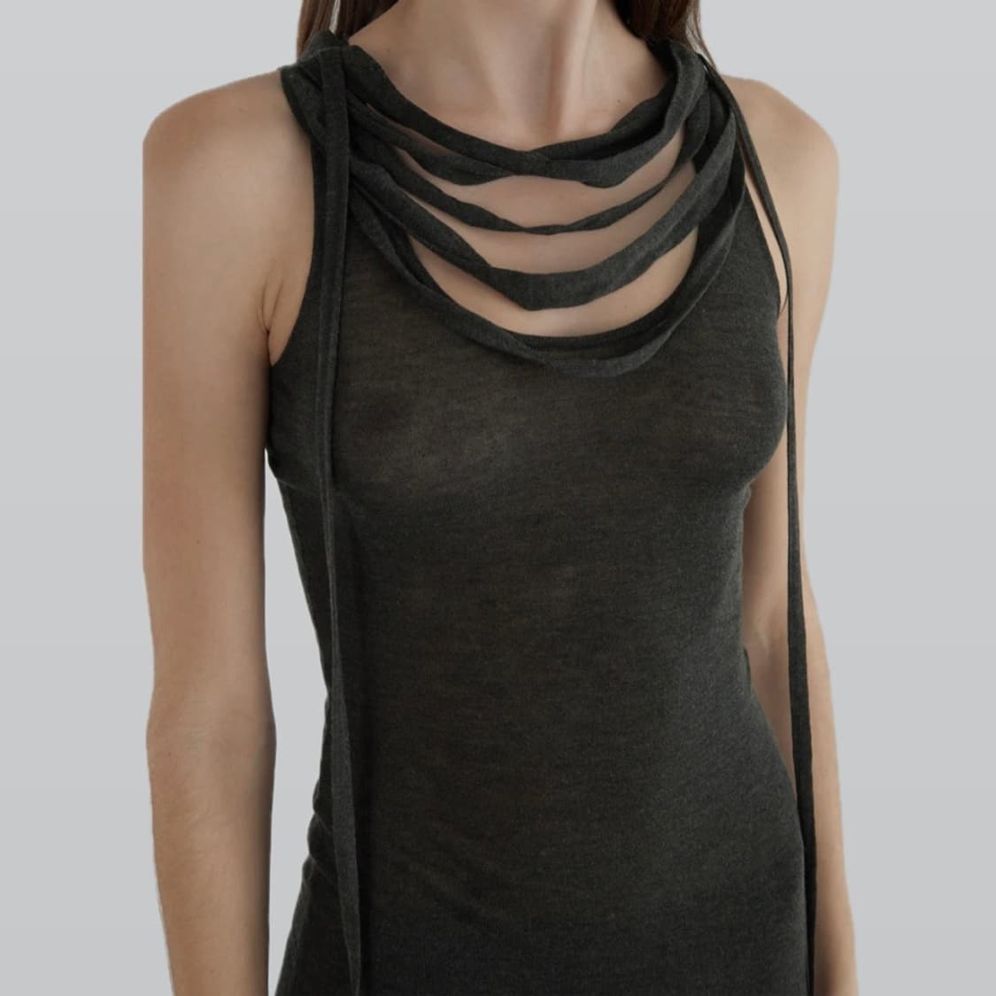 [XS,S]팔로마울 Oliveti 원피스/카키 상품이미지2