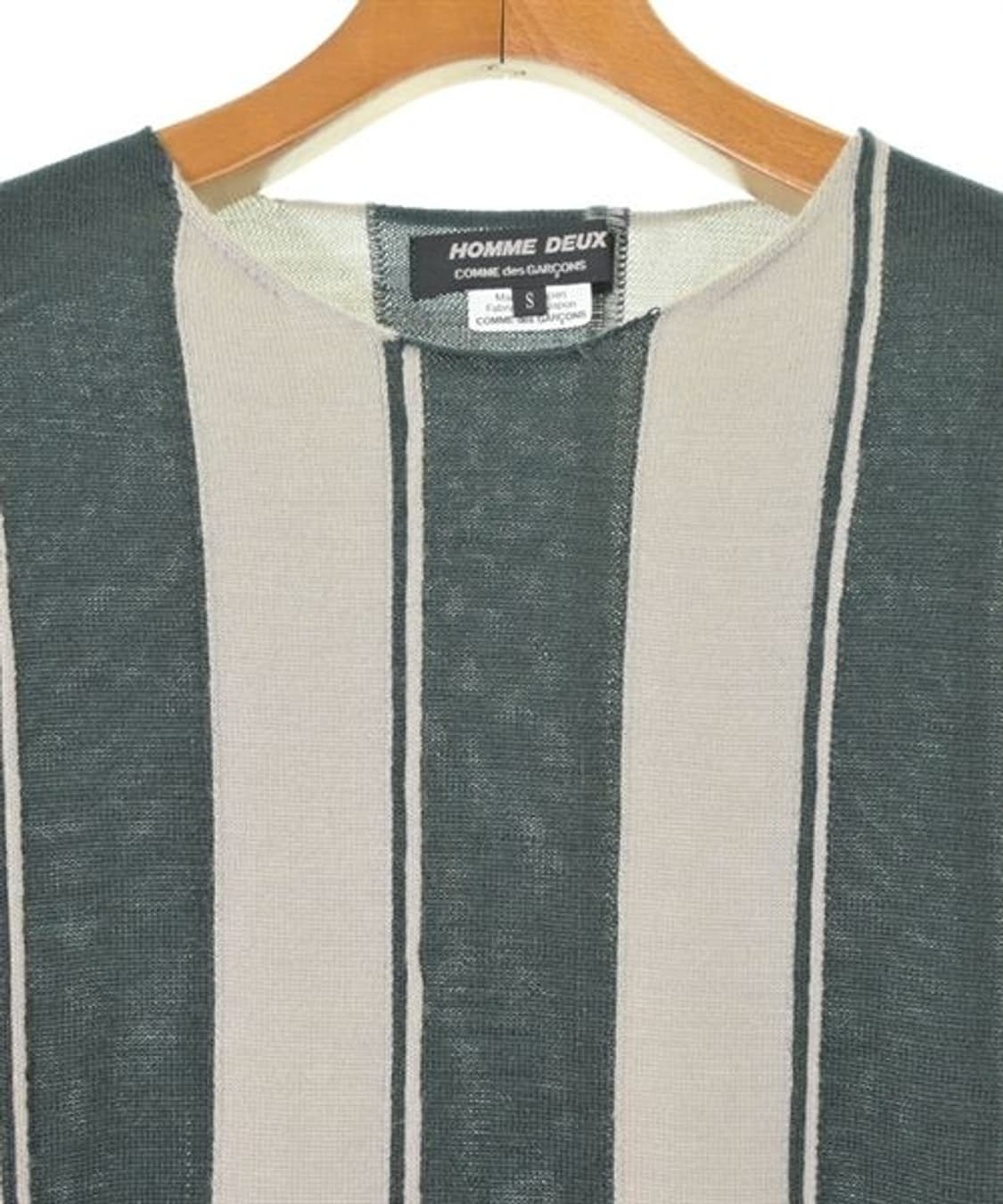 꼼데가르송 옴므 듀스 세로 스트라이프 니트 스웨터 상품이미지4