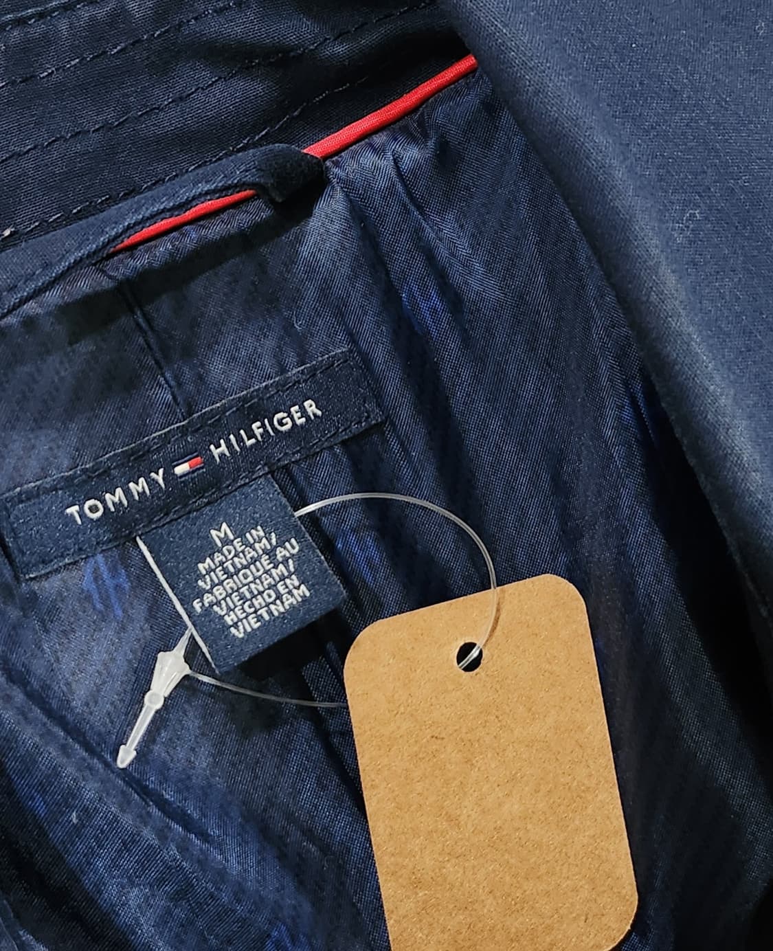 //타미힐피거 네이비 트렌치코트 M 상품이미지6