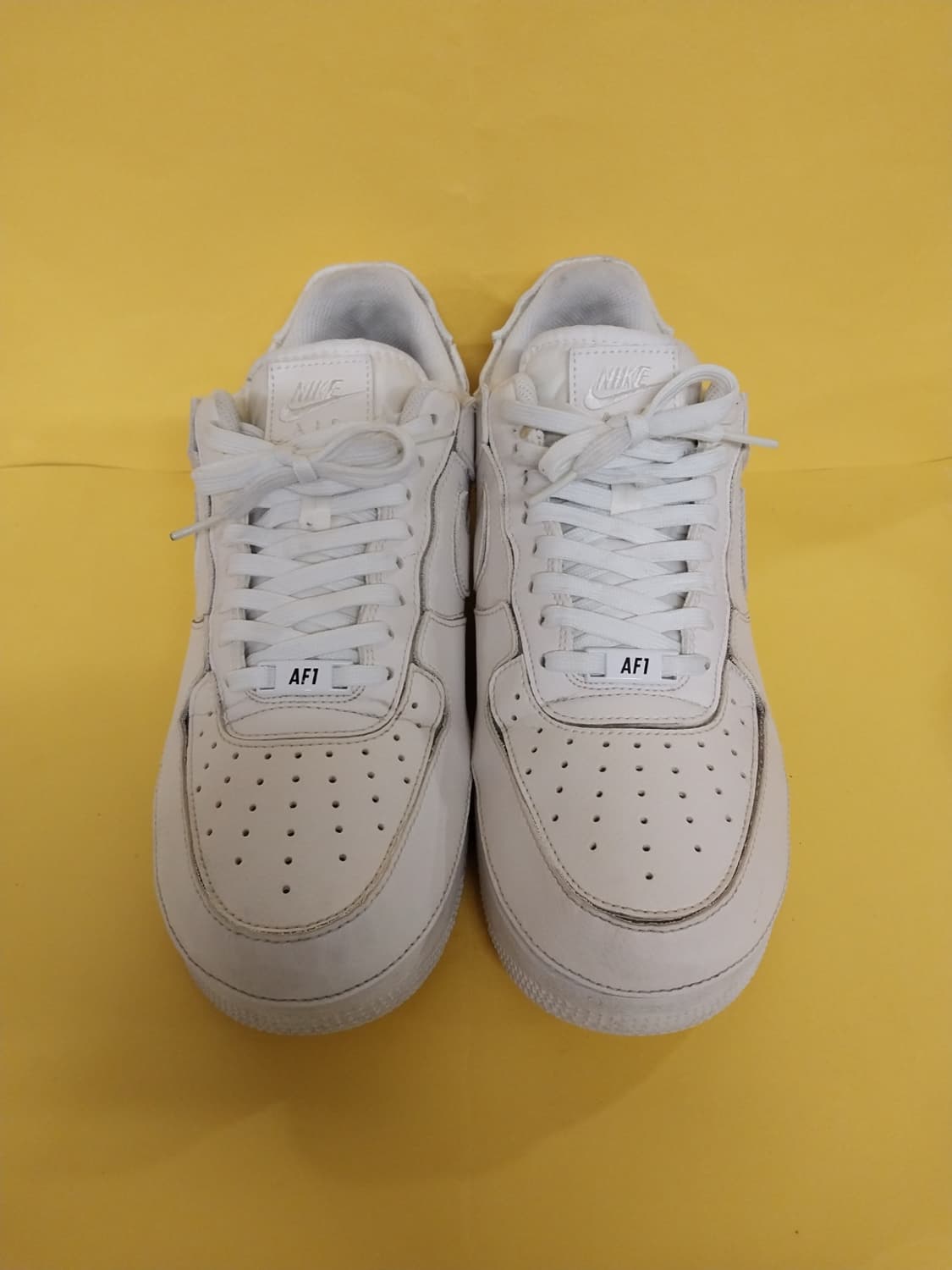 남성 나이키 에어포스1 로우 1/1 스티치 커스텀 운동화 (270) 상품이미지2
