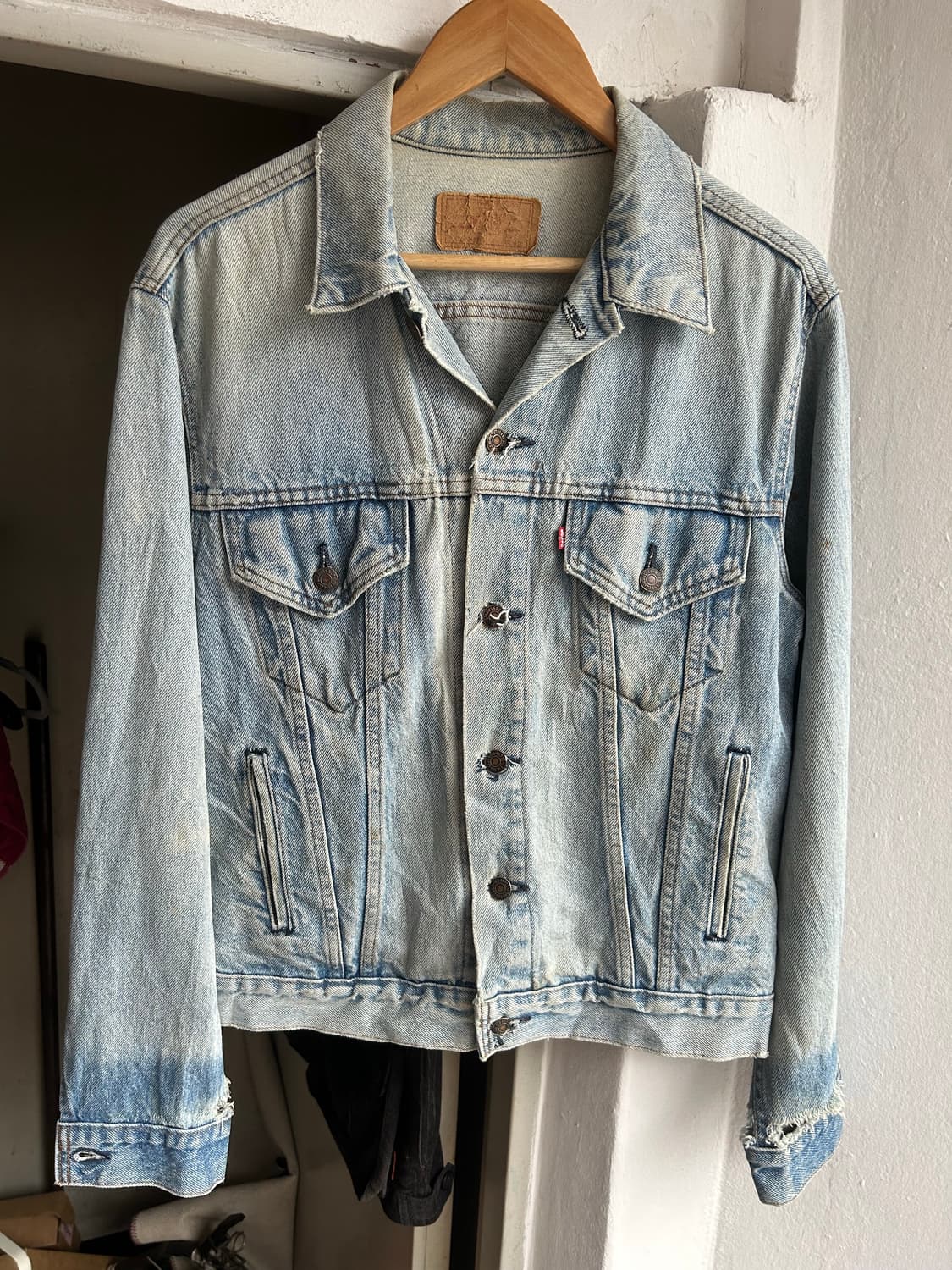 80‘s Levi’s 70506 Trucker 42R 상품이미지1