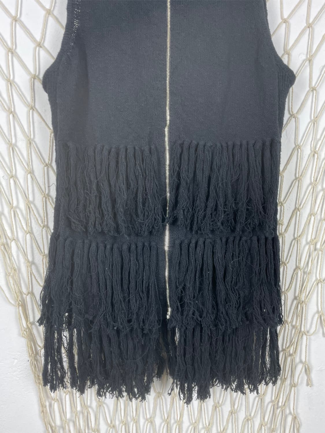 Black Fringe vest 상품이미지9