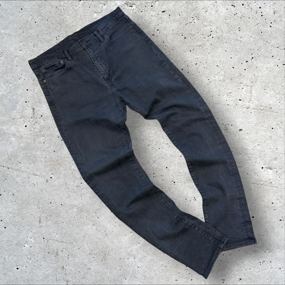 [36x34] 리바이스 510 워싱 블랙 데님 청바지 팬츠 D756 상품이미지2
