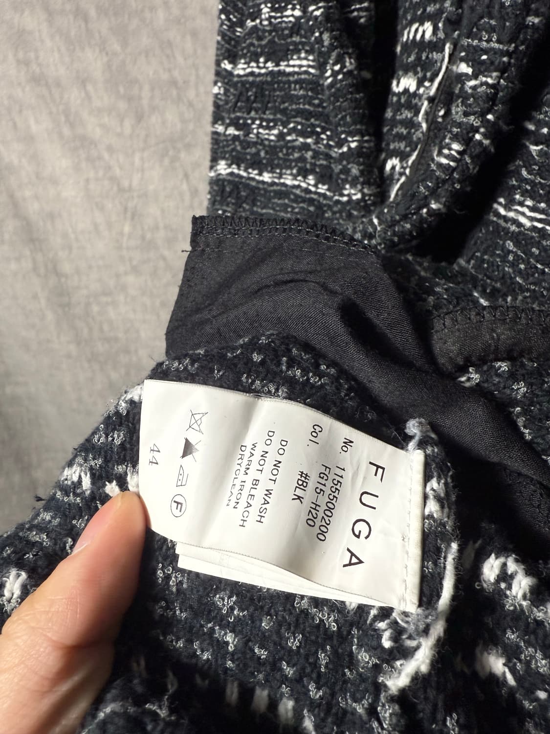 FUGA Textured Tweed Jacket 상품이미지5