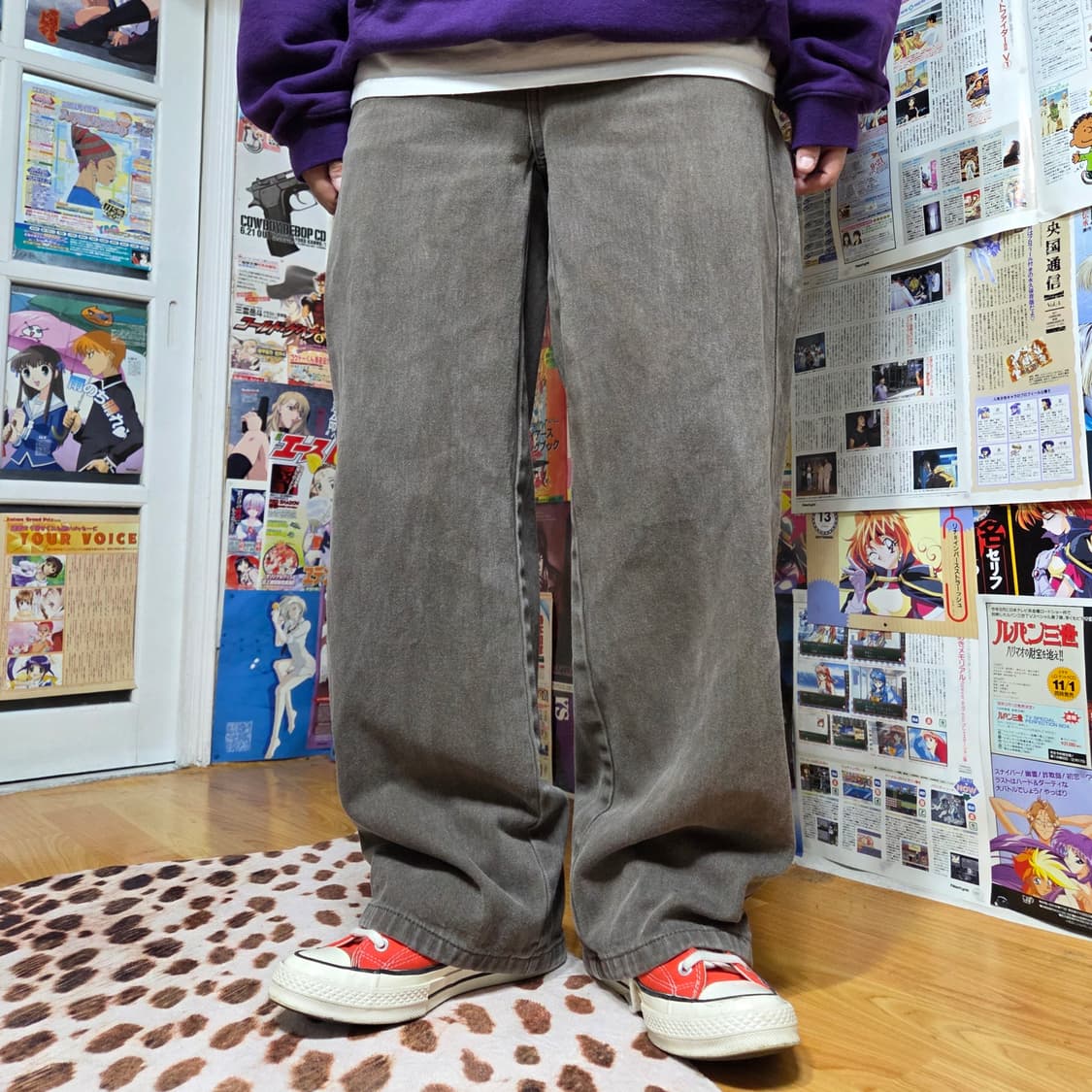 마리떼 프랑소와 저버 브라운 코튼 팬츠 상품이미지1