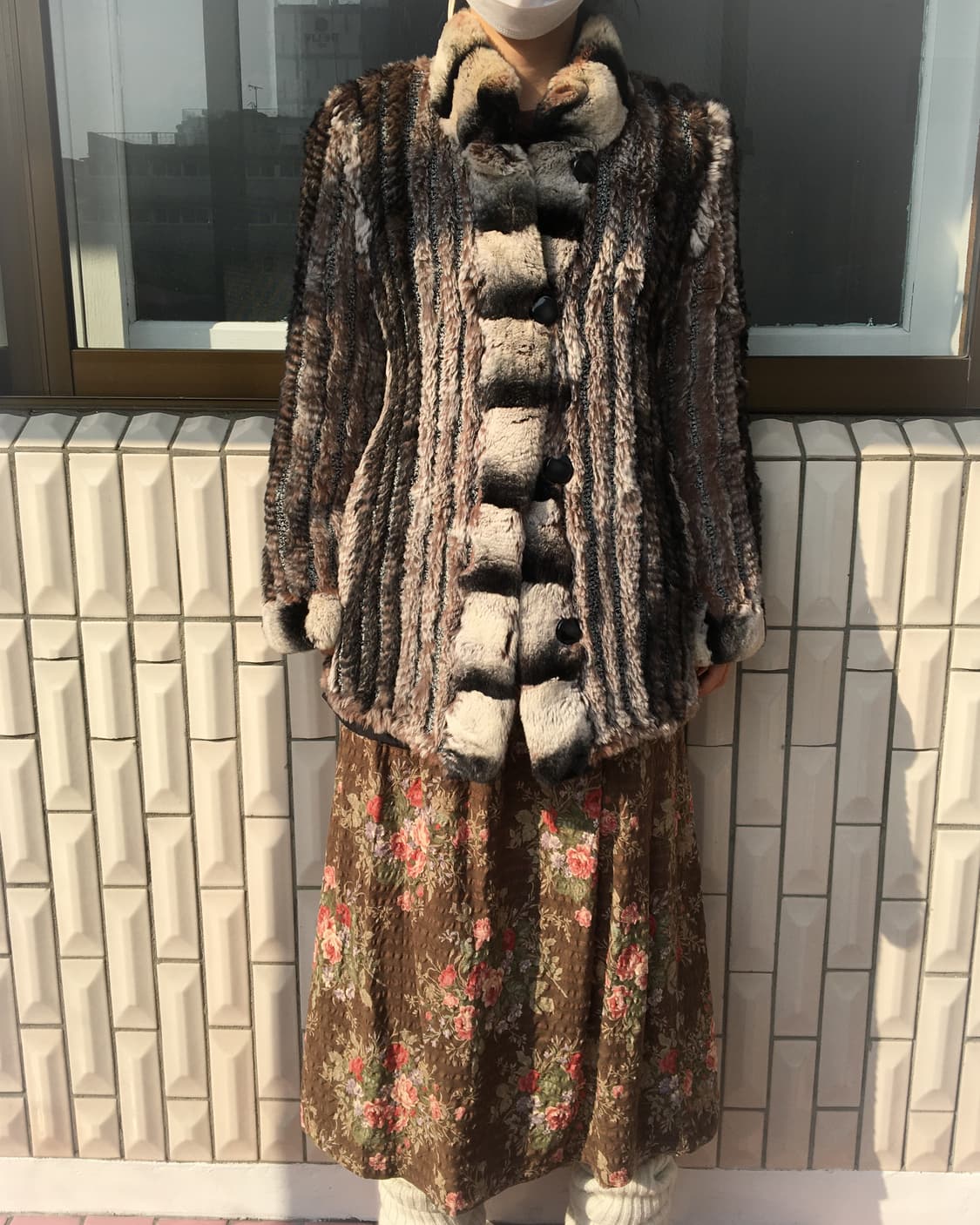 Reversible fur jacket 상품이미지1