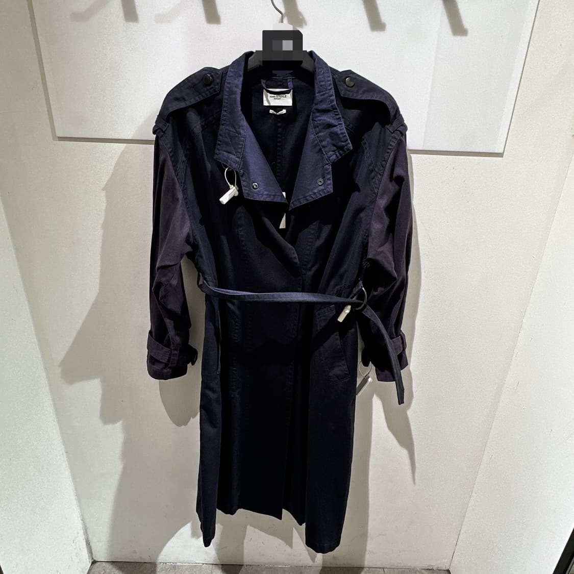 이자벨마랑 여성 켄달네이비 코튼 트렌치코트 코트 80% 상품이미지1