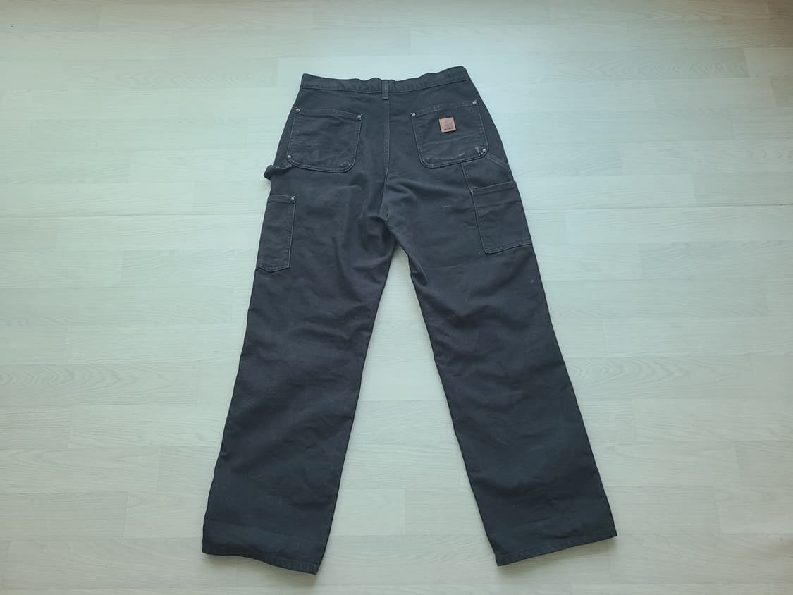 칼하트 b136 blk 블랙 더블니 (30×30) 상품이미지2