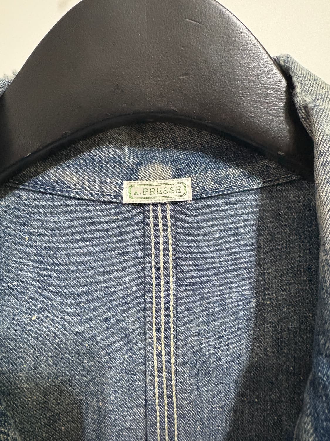 아프레쎄 / 25SS 빈티지 워시드 데님 커버올 자켓 / 3 상품이미지4