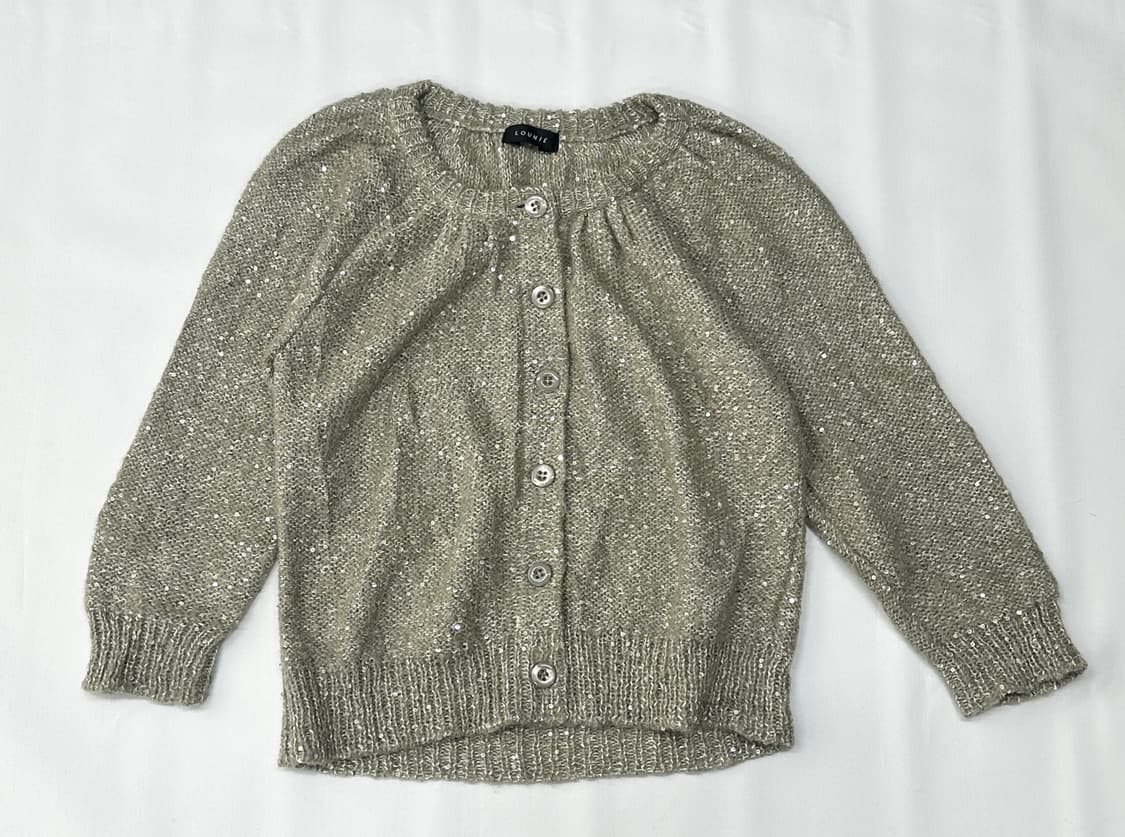 🩶스팽글니트 가디건 🩶 데코라 괴짜룩 러블리 가을 7부 그런지 히피 상품이미지2