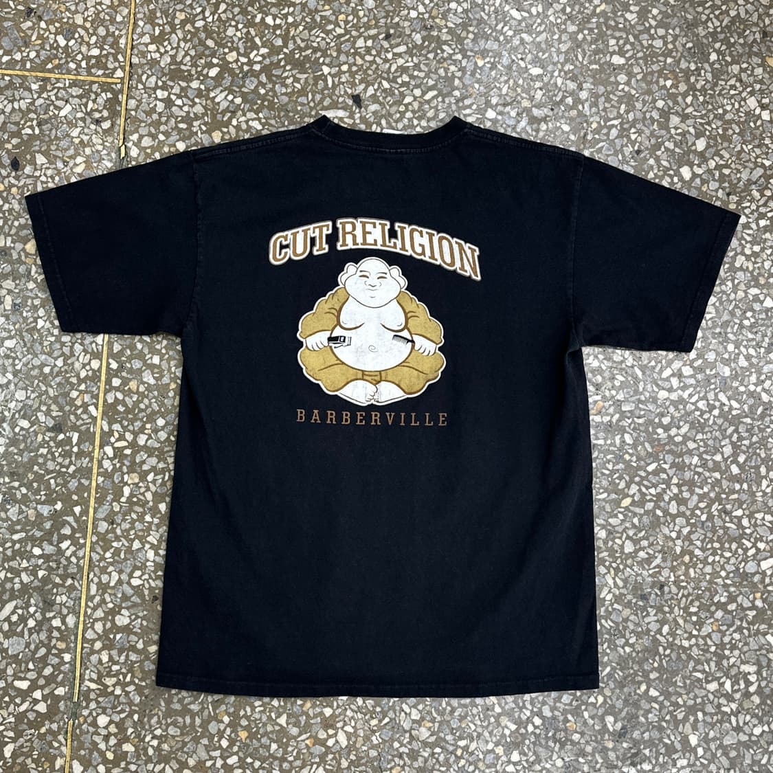 Yazbek 트루 릴리전 바버 패러디 티셔츠 L 상품이미지3