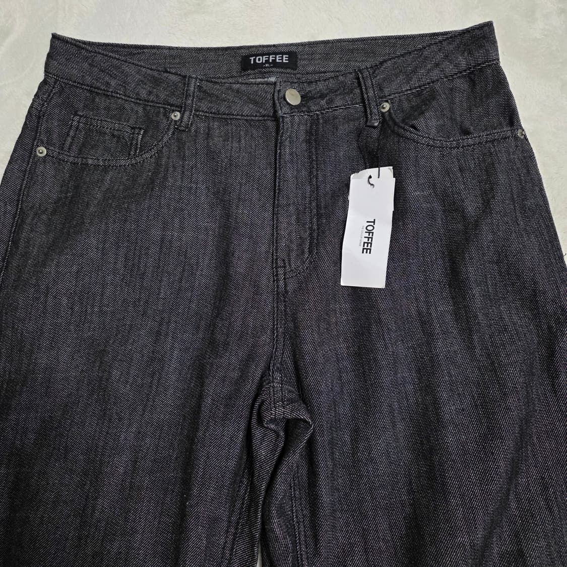 (XL)토피 린넨라이크 데님 팬츠 여름 상품이미지2