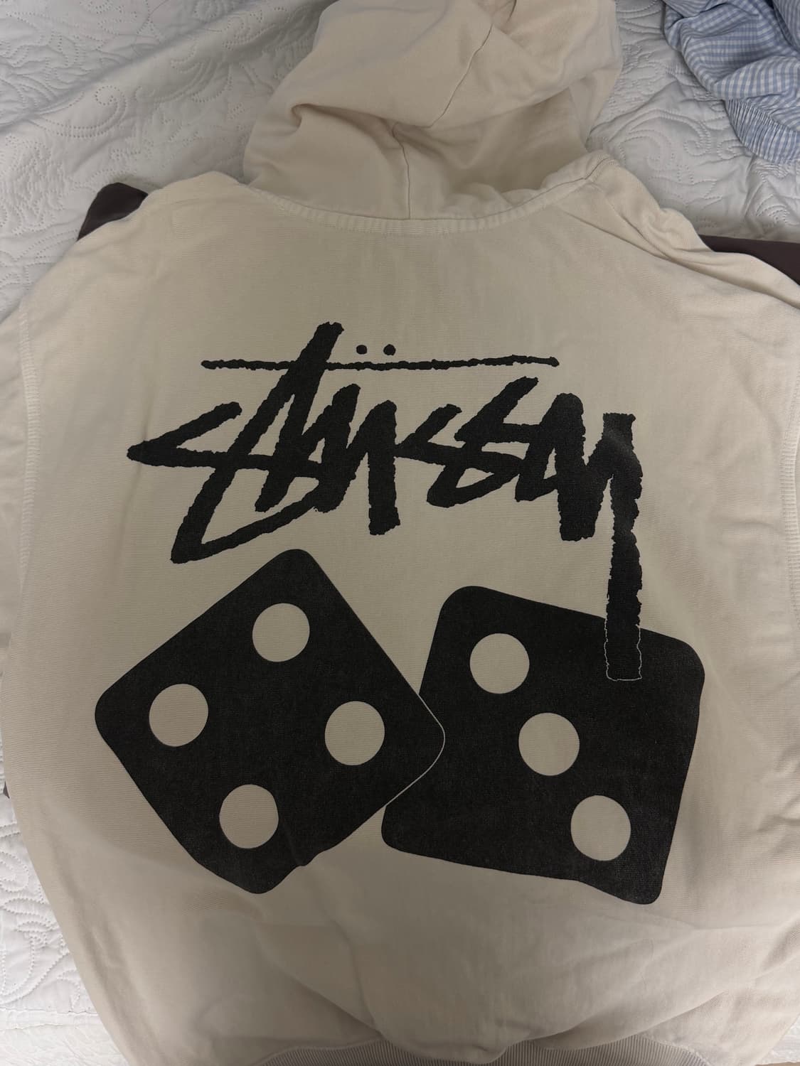 스투시 후드티/ 스투시 다이스 피그먼트 다이드 후드 내추럴 상품이미지4