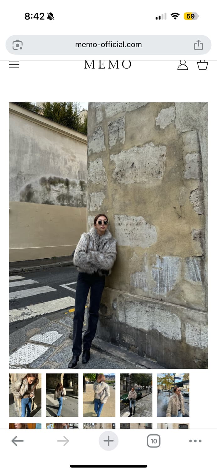 MEMO paris CONCORDE FAUX-FUR jacket 상품이미지3