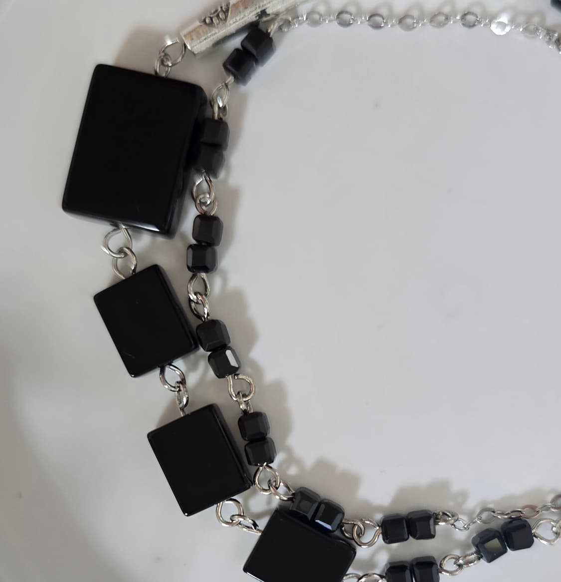오닉스  사각 두줄 팔찌 상품이미지3