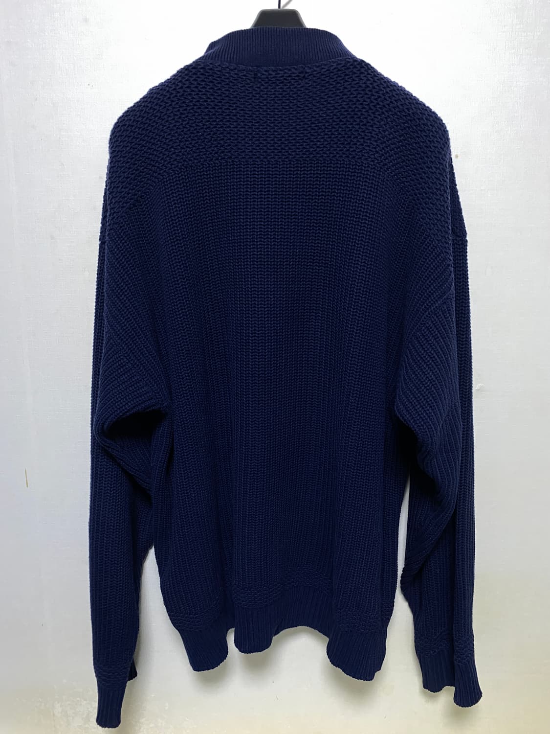 Vtg 에디바우어 헨리넥 청키 스웨터 (네이비) 상품이미지3