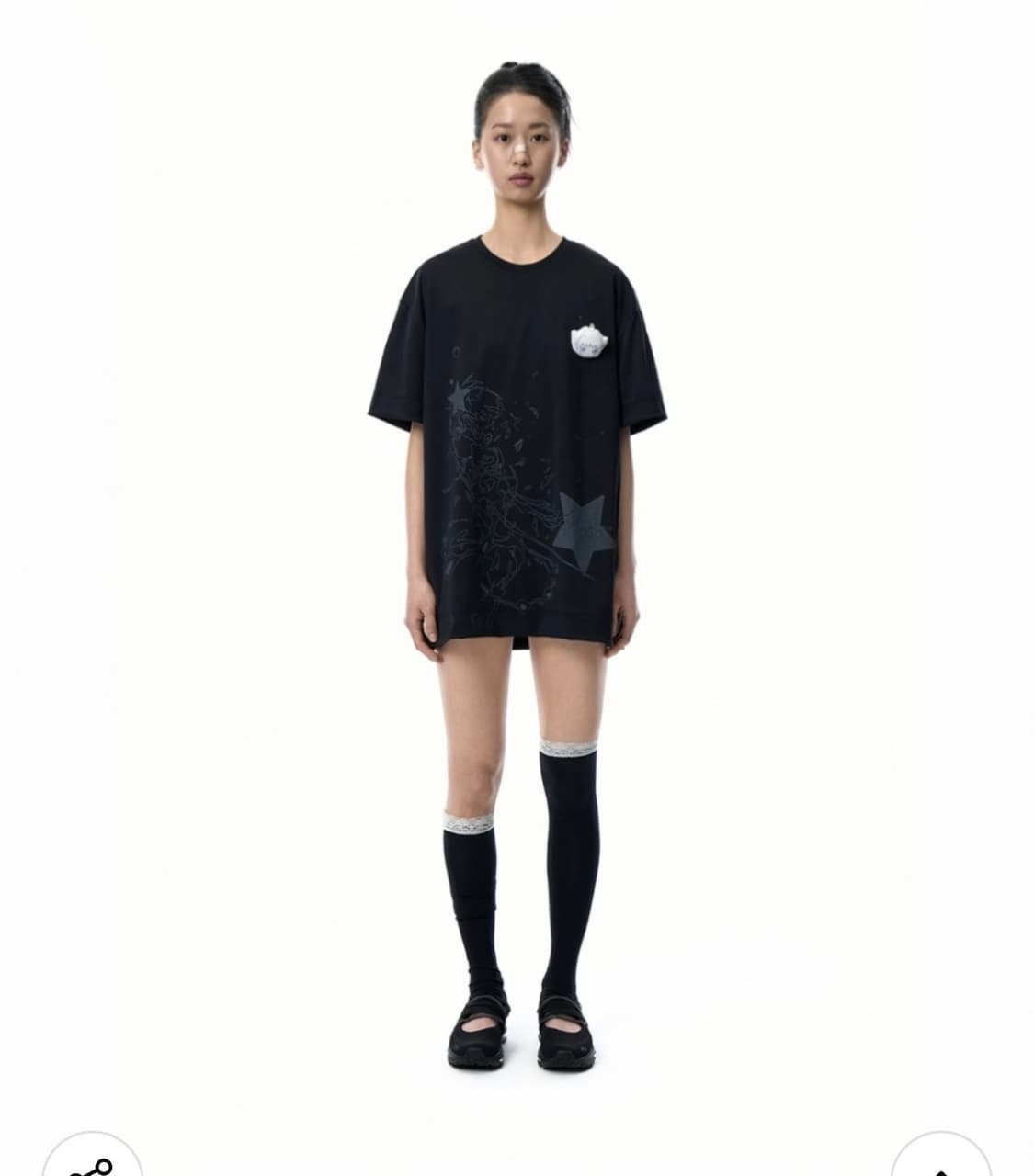 OJOS x NOITOW SHU Reversible Mesh T-shir 상품이미지3