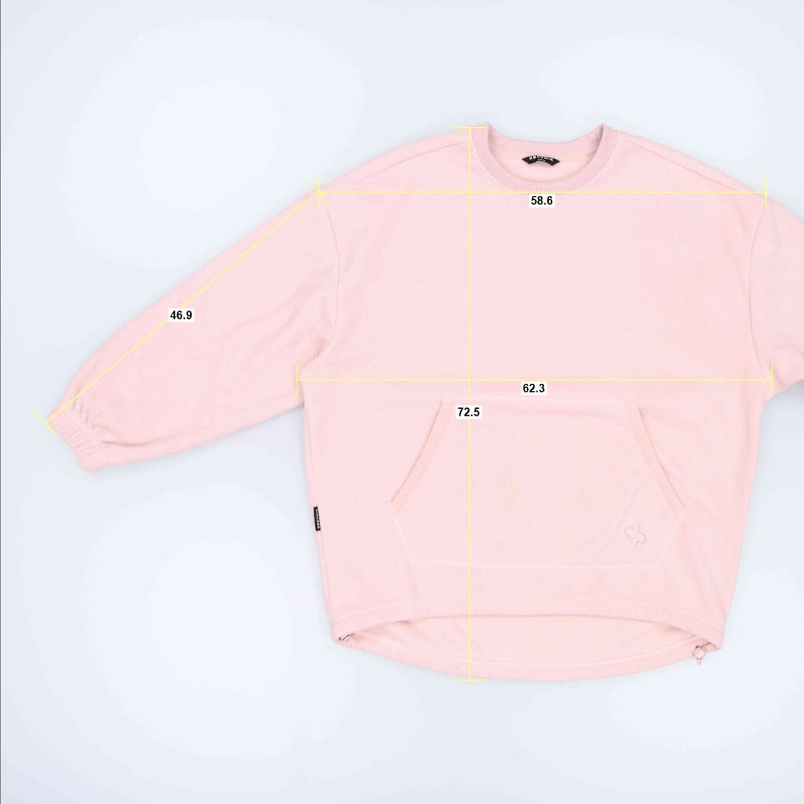 [F] 젝시믹스 플리스 후리스 라운드 맨투맨 핑크 3775 상품이미지8