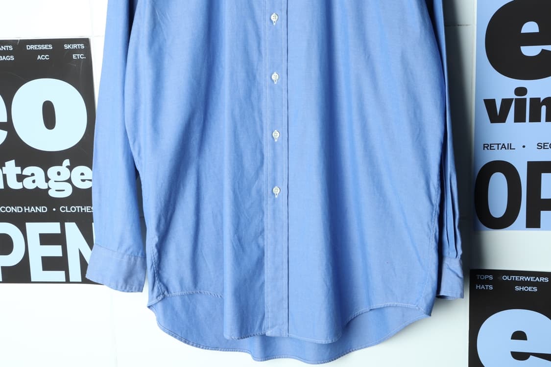 (XL-3XL) 폴로 랄프로렌 셔츠 남방 USA 무지 네이비-H31298 상품이미지4