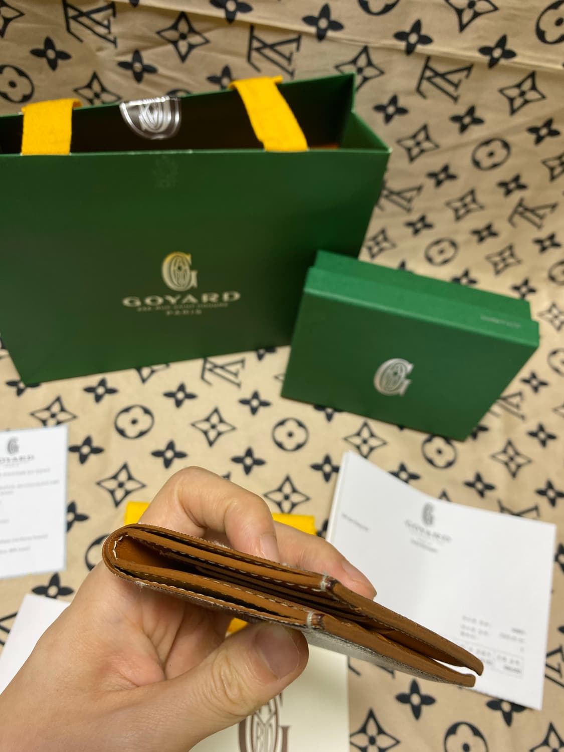 고야드 생피에르 오거나이저 블랙 탄 상품이미지6