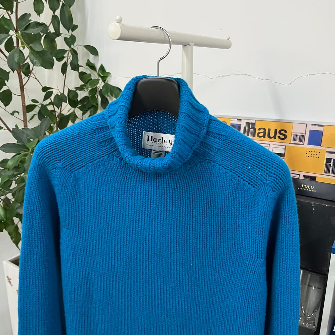 할리오브스코틀랜드 램스울 터틀넥 니트 L 상품이미지2