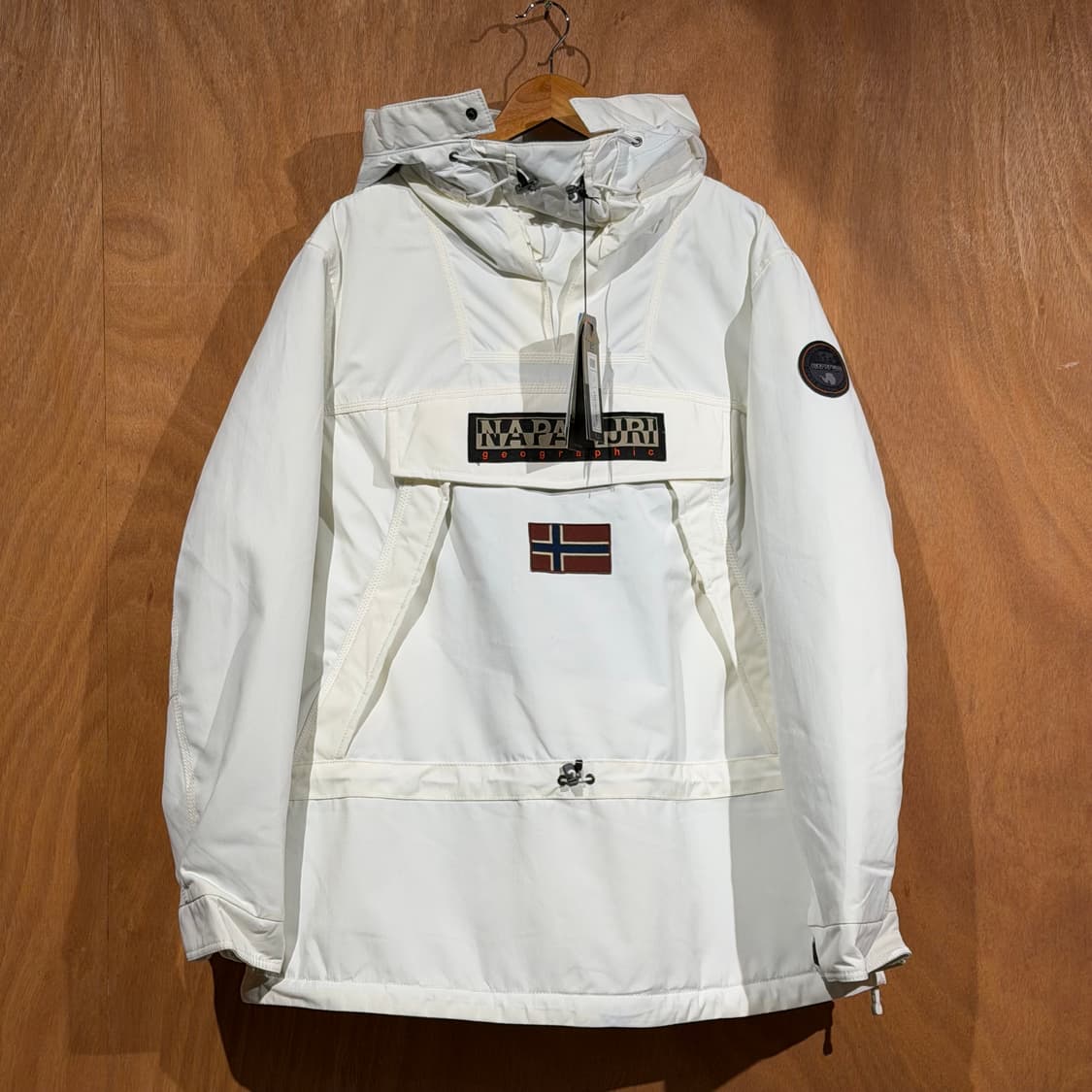 미사용)나파피리 스키 두 화이트 아노락 파카 점퍼 XXL 상품이미지2