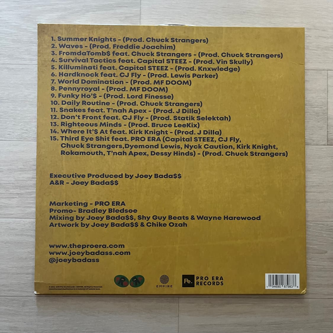 Joey Bada$$ 1999 lp vinyl 상품이미지2