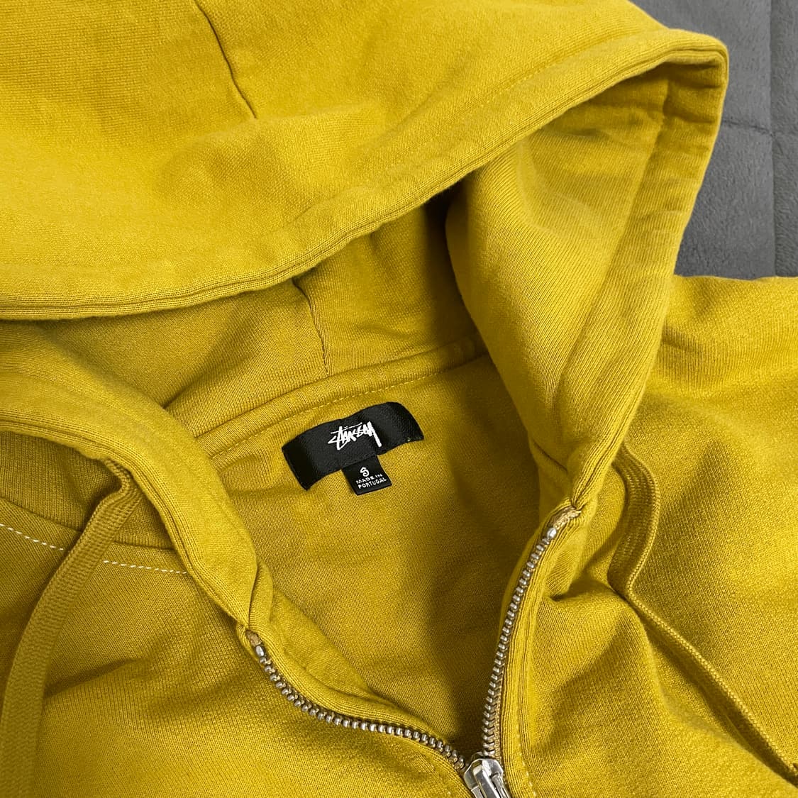 스투시 더블 페이스 라벨 후드집업 S 상품이미지2