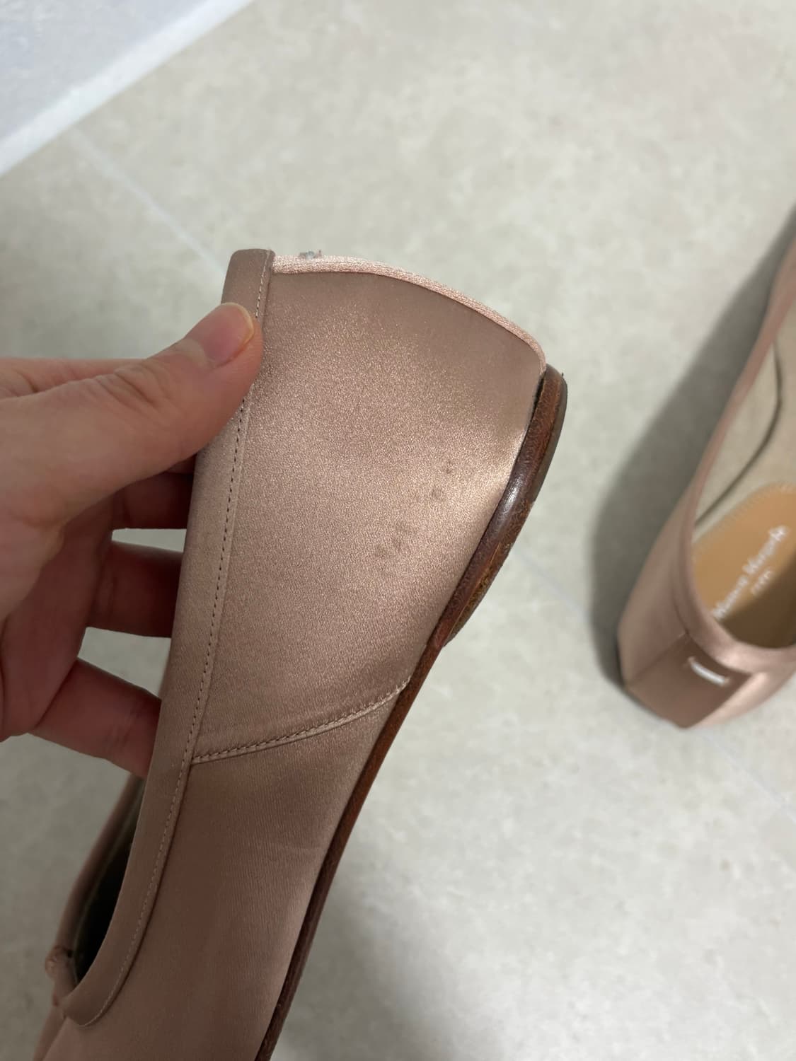 메종 마르지엘라 타비 플랫 핑크 상품이미지4