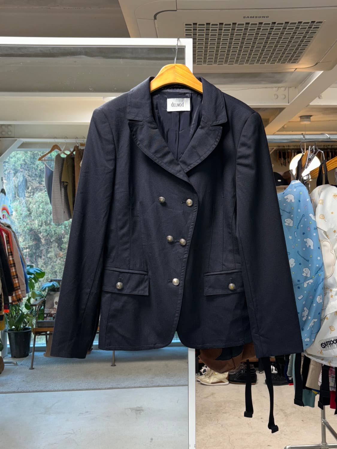 Delmod 더블 브레스트 자켓 상품이미지1