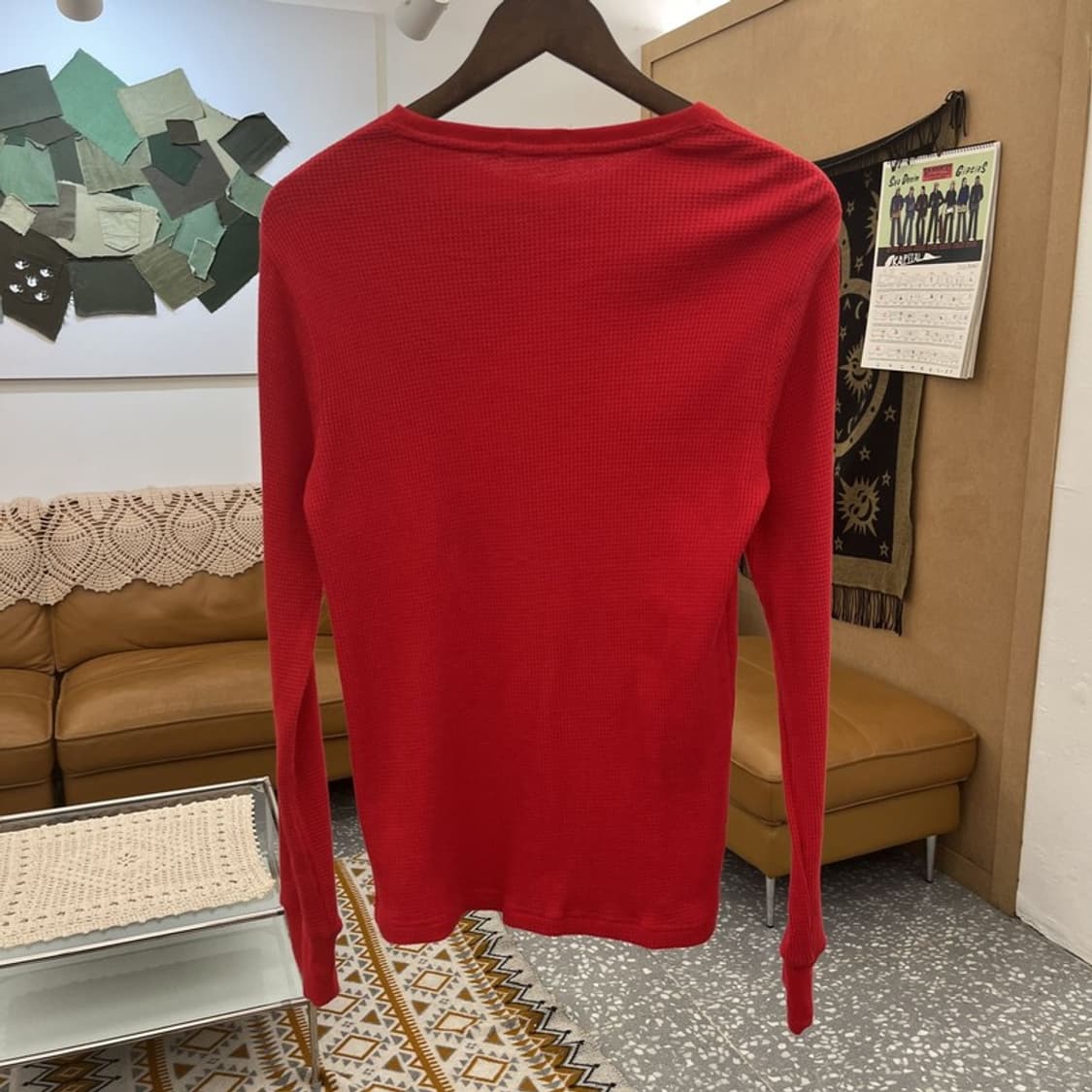 폴로 랄프로렌 빈티지 레트로 00's 와플 니트 롱슬리브 M C10875 상품이미지4