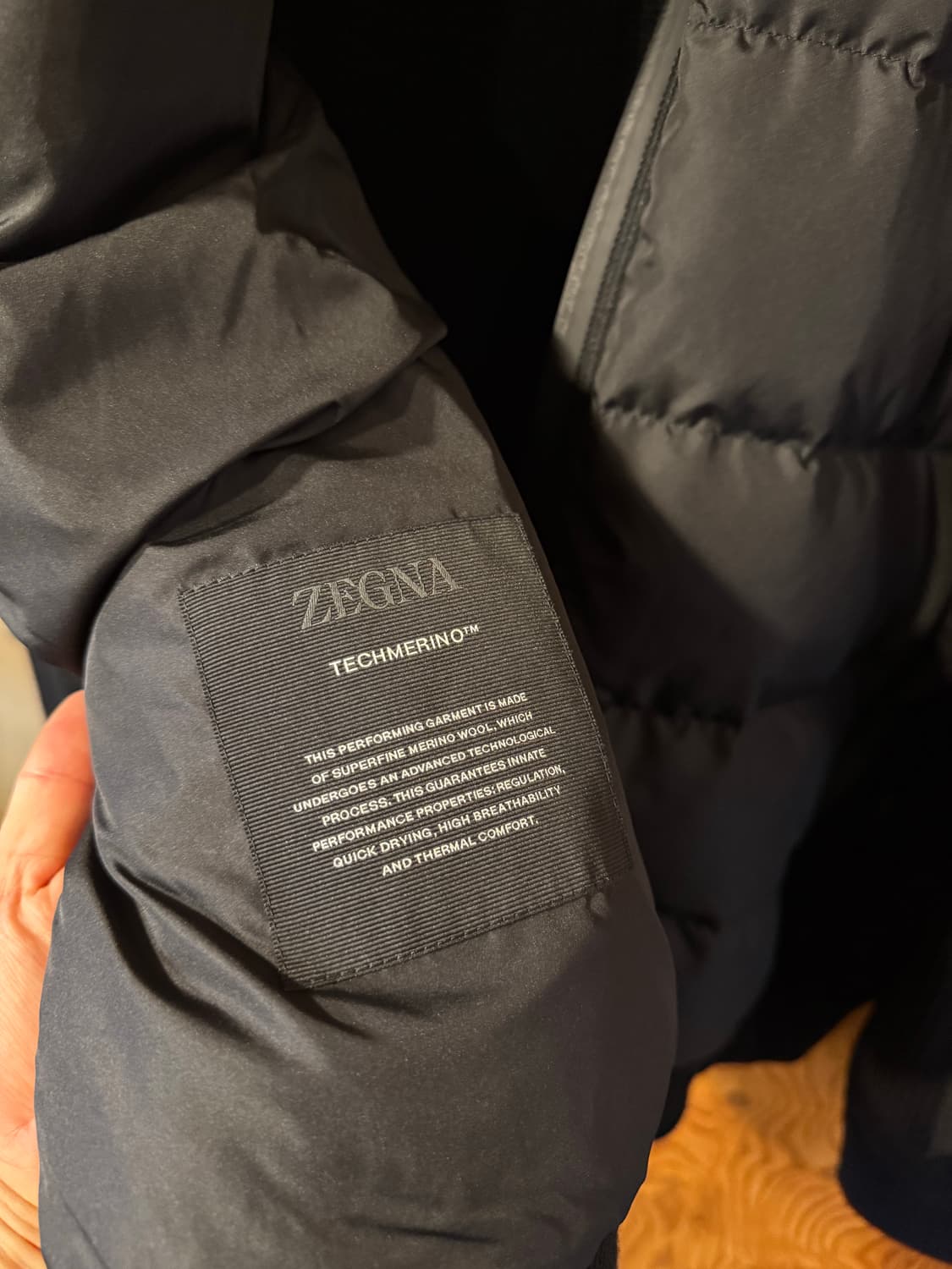  에르메네질도 제냐 테크메리노 울 니트 패딩 상품이미지8