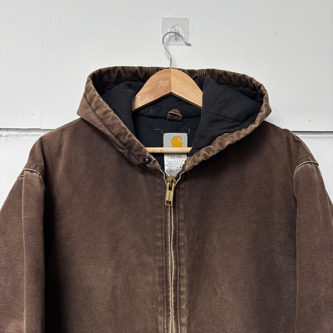 칼하트 J130 브라운 덕액티브 자켓 상품이미지2