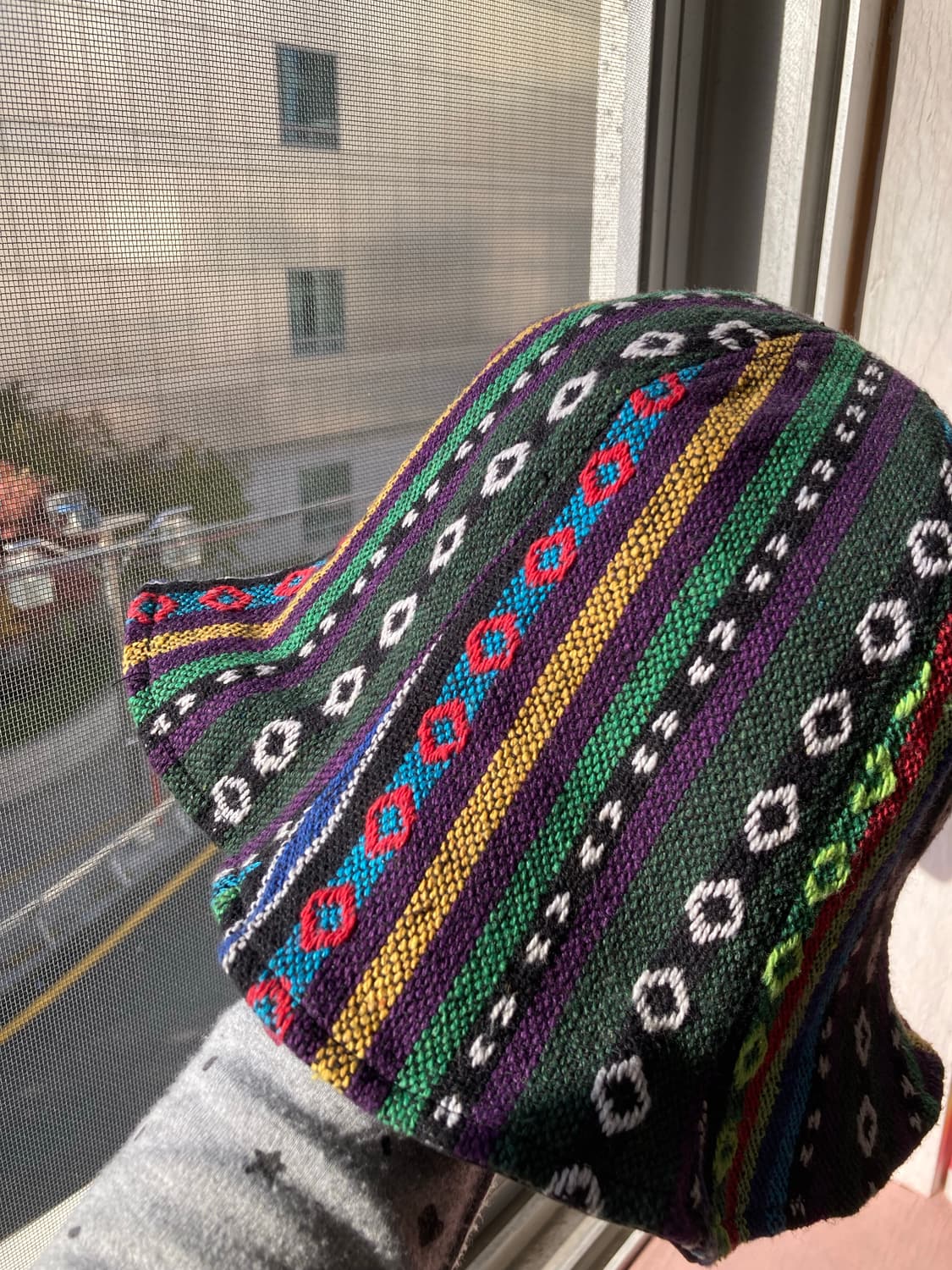 레인보우 자수 패턴 버킷햇 상품이미지2