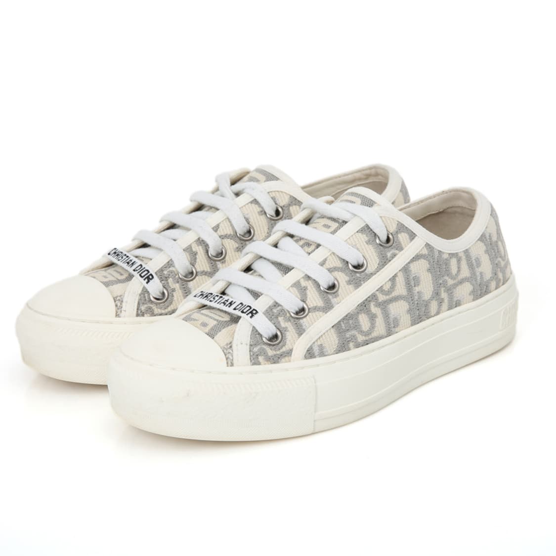 디올 오블리크 스니커즈 워크앤디올 슈즈 스톤 그레이 KCK211OBE 상품이미지2