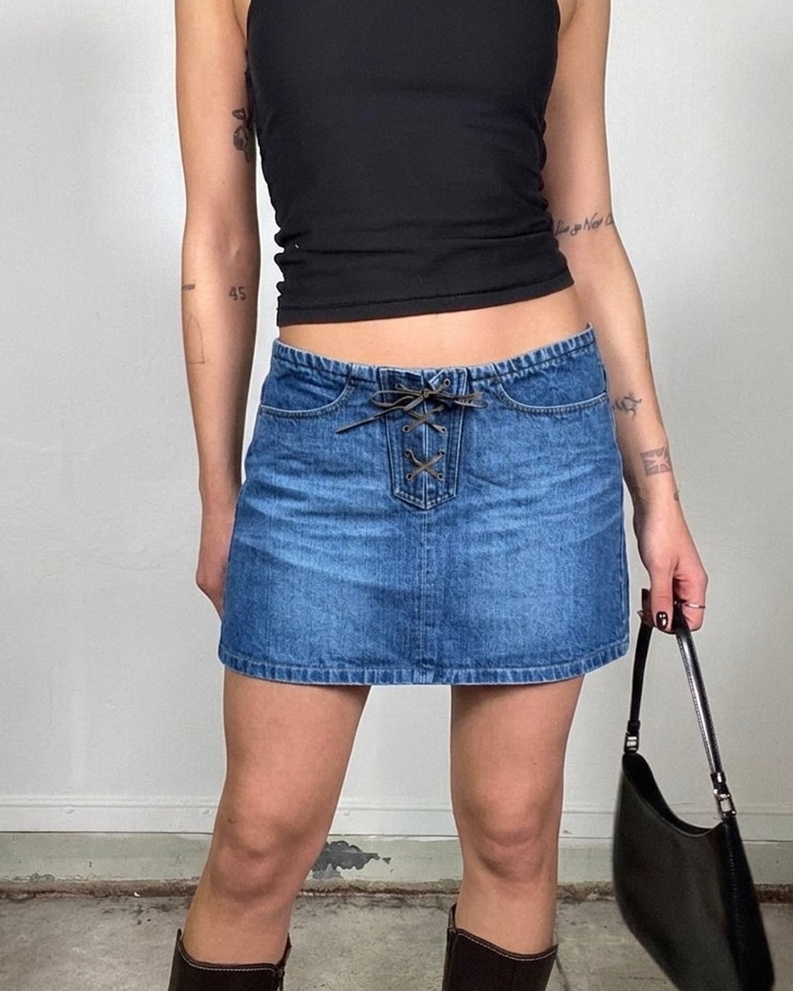 D&G 웨스턴 데님 스커트 상품이미지1