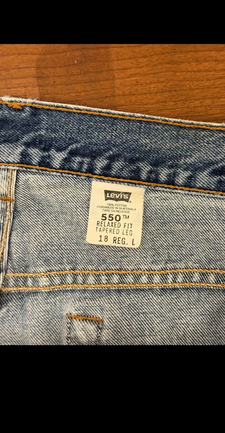 36) 00s Levi's 550 Relaxed Fit Tapered L 상품이미지7