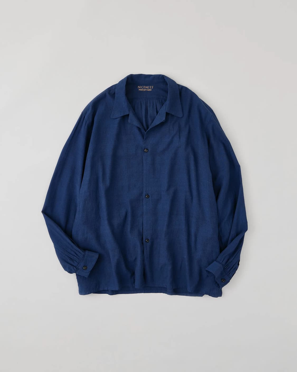 [M]NICENESS 나이스네스 25AW S.THOM 오픈카라 셔츠 상품이미지2