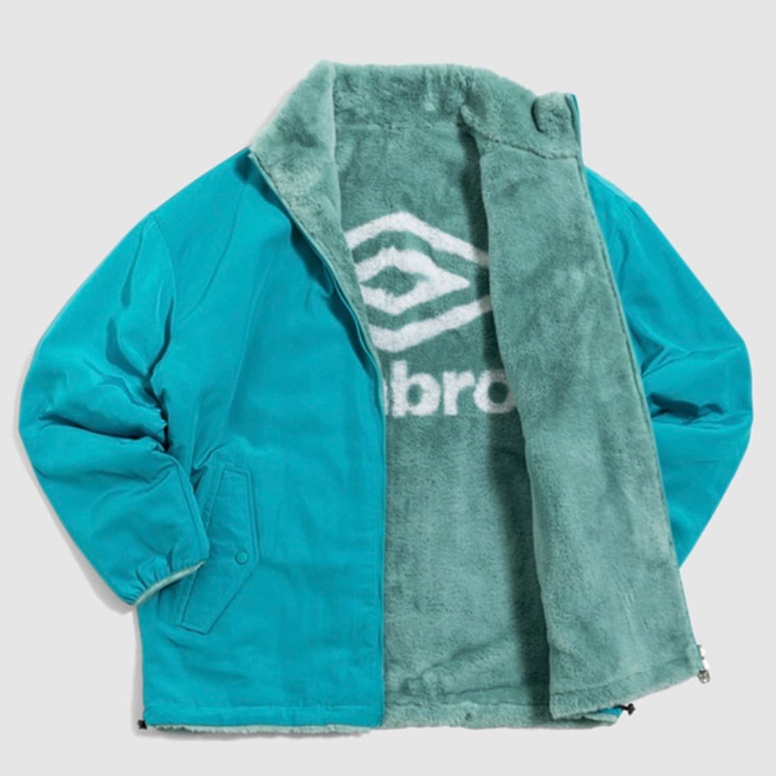 엄브로 오버핏 리버시블 퍼 우븐 자켓 상품이미지6