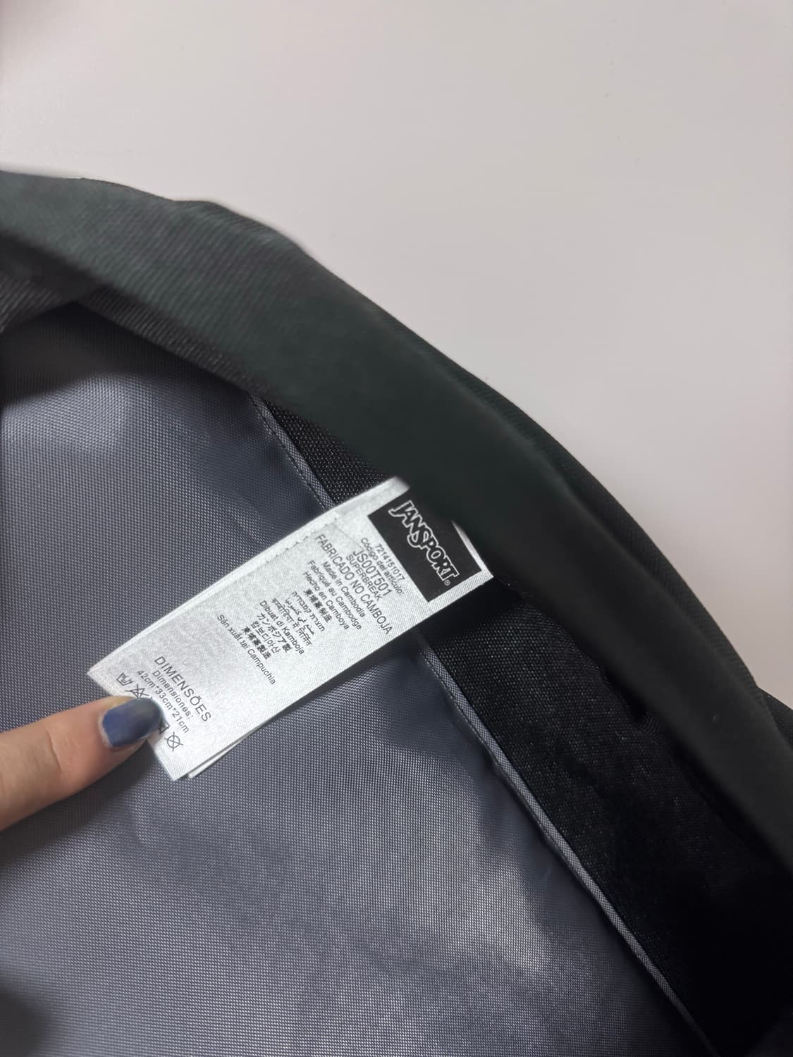 잔스포츠 슈퍼브레이크 백팩 블랙 상품이미지5